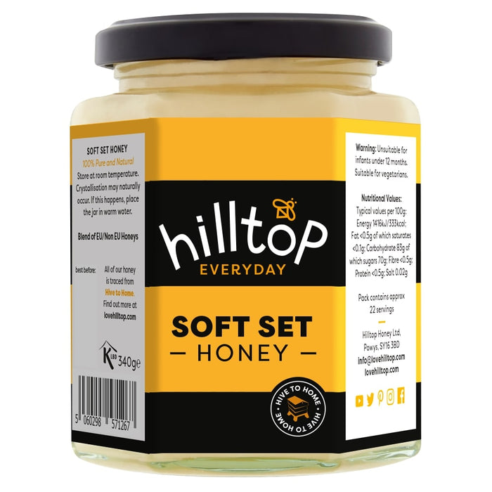 Hilltop Honey Soft Set Honey 340g