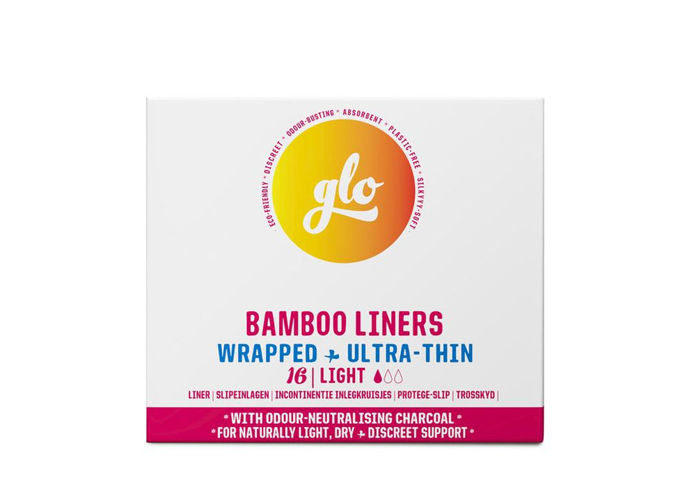 Here We Flo Glo Bamboo Liner Sens Bladder 16pieces