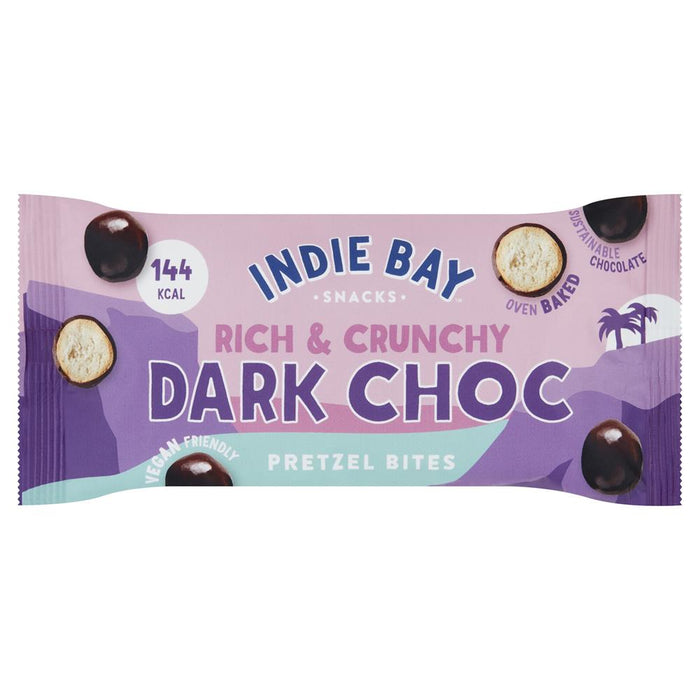 Indie Bay Snacks Pretzel Bites Dark Chocolate 31g