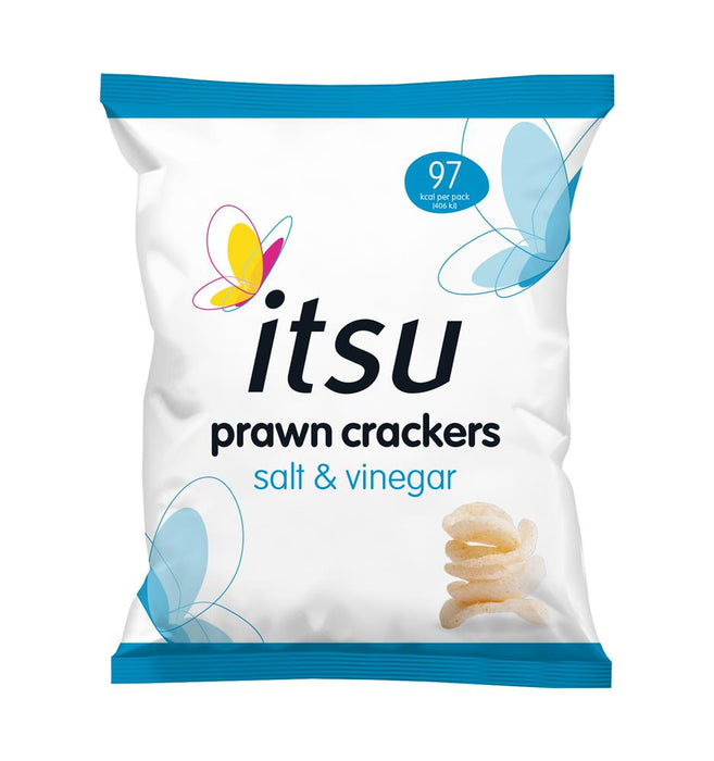 Itsu Salt & Vinegar Prawn Crackers 19g