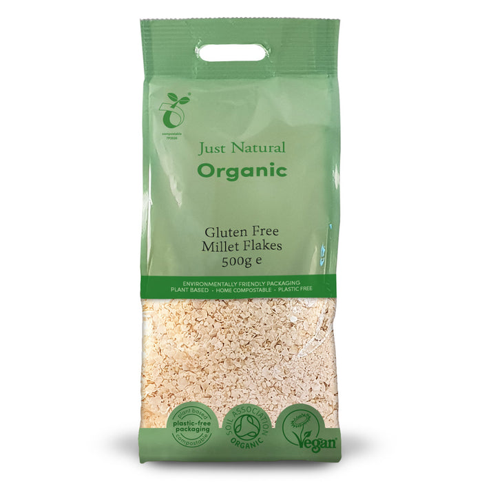 Just Gluten Free Organic Millet Flakes 500g