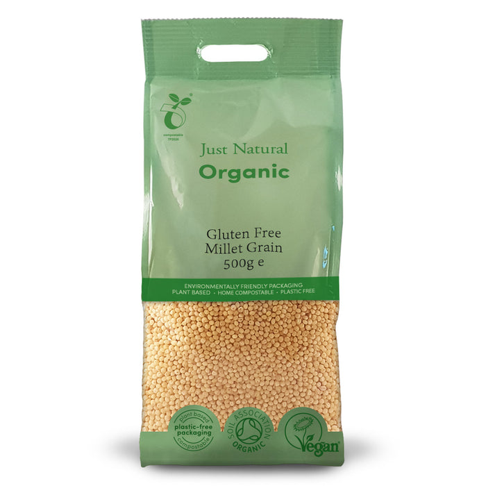 Just Gluten Free Organic Millet Grain 500g