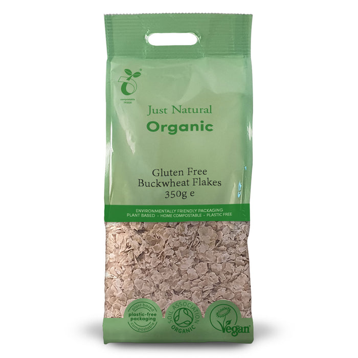 Just Gluten Free Organic Buckwheat Flakes 350g