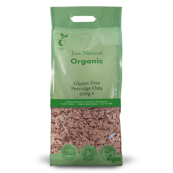 Just Gluten Free Organic Porridge Oats 500g