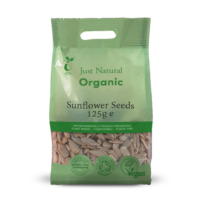Just Natural Organic Org Sunflower Seeds 125g