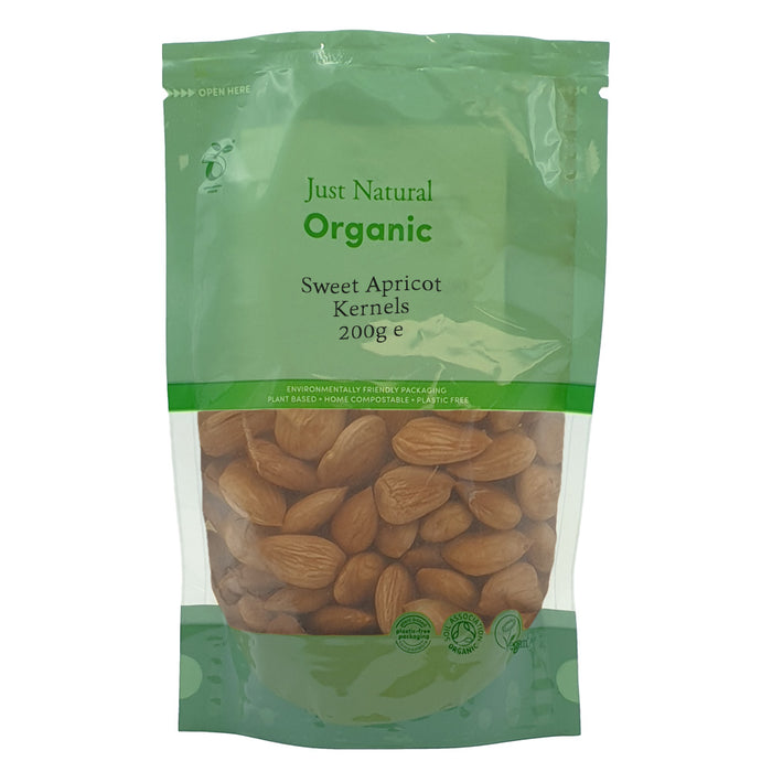 Just Natural Organic Sweet Apricot Kernels 200g