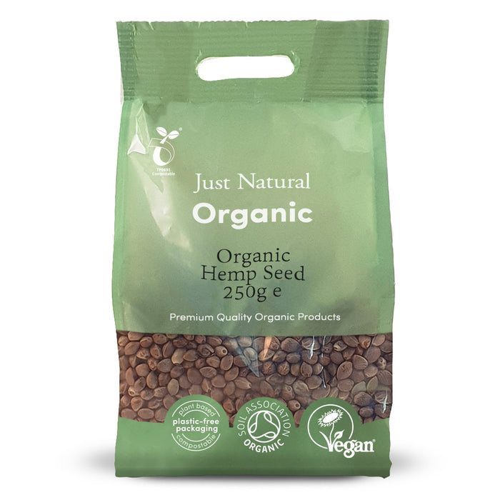 Just Natural Organic Hemp Seed Whole 250g
