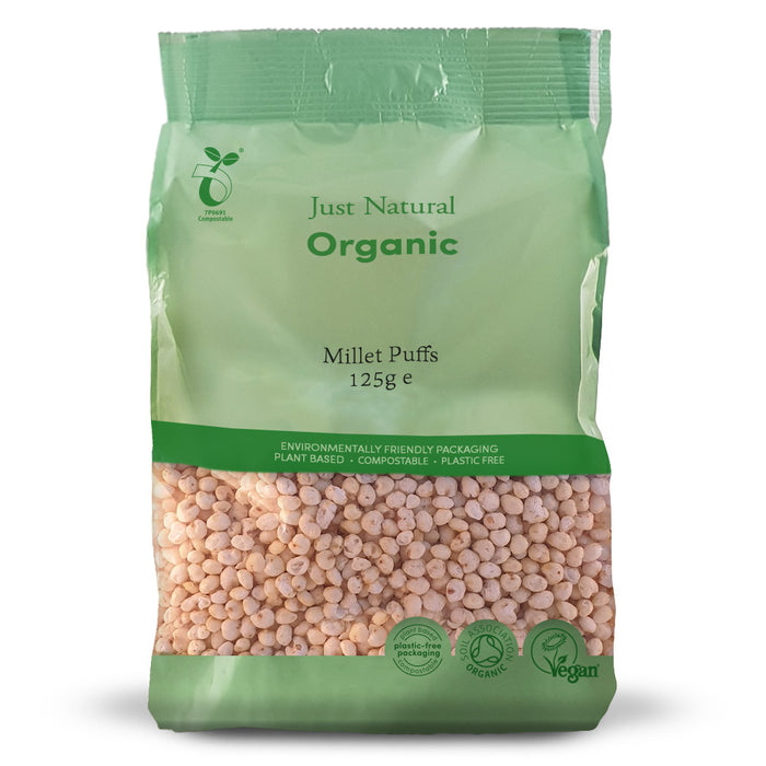 Just Natural Organic Millet Puffs 125g
