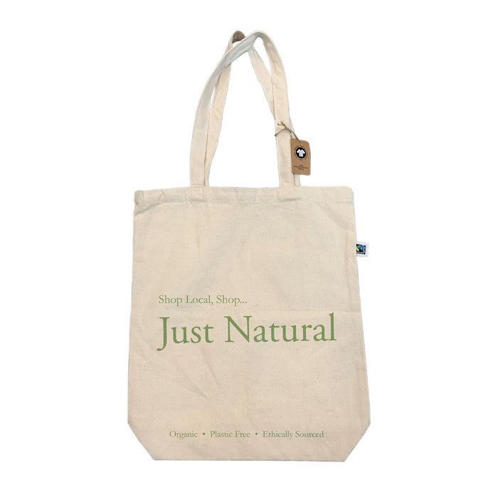 Just Natural Organic GOTS & FT 8oz Cotton Tote Bag 1bag