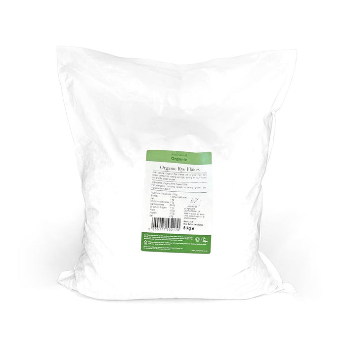 Just Natural Organic Rye Flakes 5KG