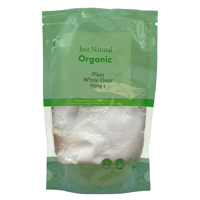 Just Natural Organic Flour Plain White 650g