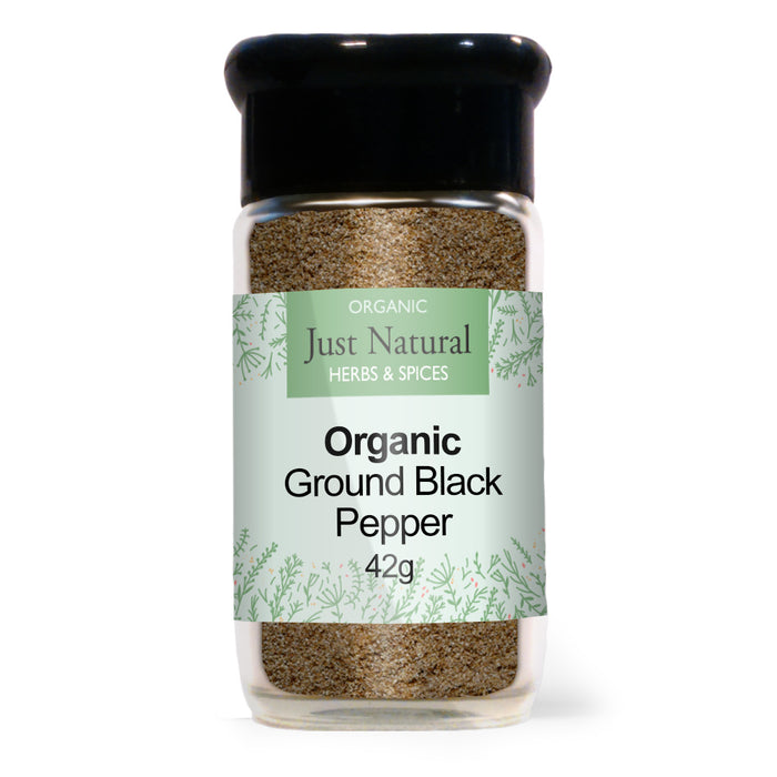 Just Natural Herbs Pepper Ground Black 42g