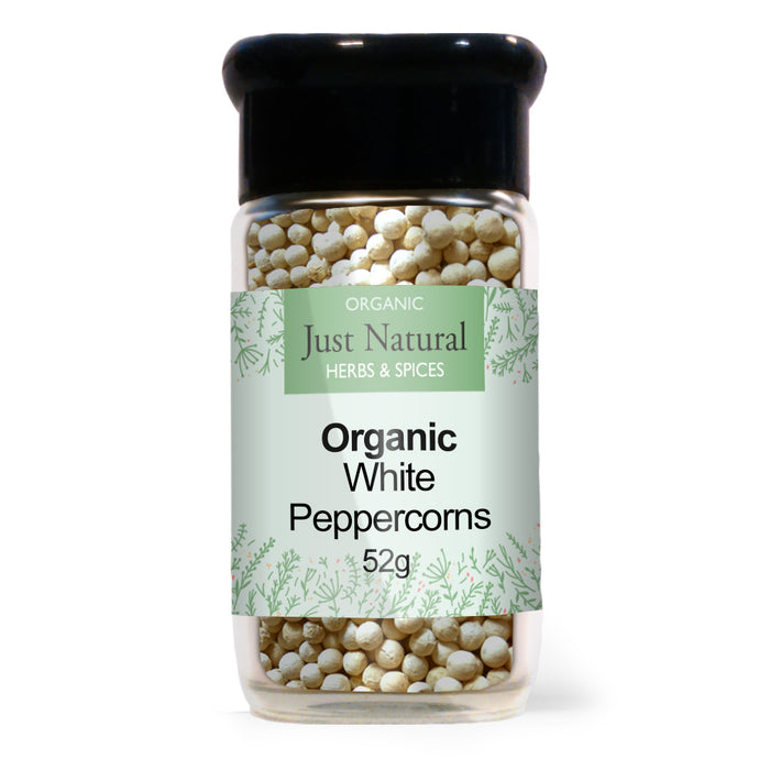Just Natural Peppercorns White 52g