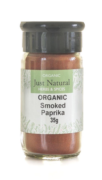 Just Natural Herbs Paprika (Smoked) Glass Jar 35g