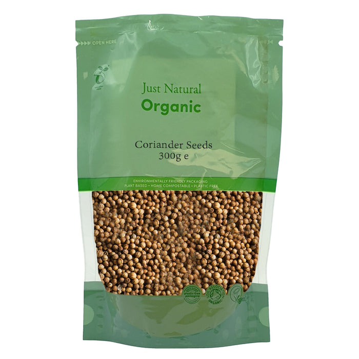 Just Natural Herbs Organic Coriander Seeds 300g