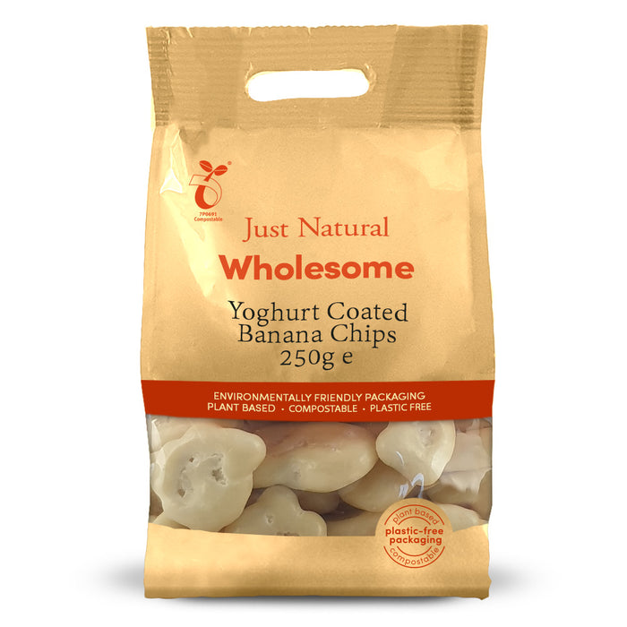 Just Natural Yoghurt Coated Banana Chips 250g