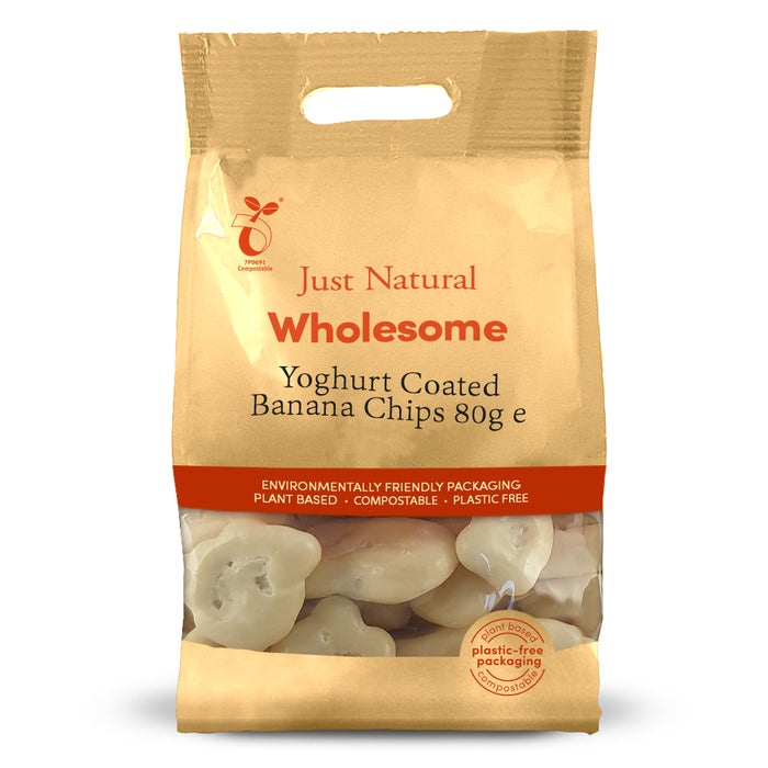 Just Natural Yoghurt Coated Banana Chips 80g