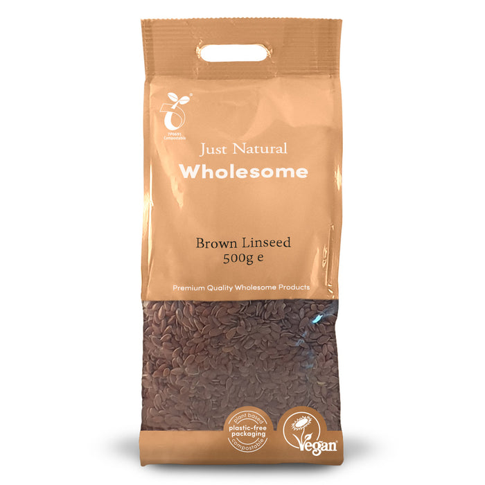 Just Natural Wholesome Brown Linseed 500g