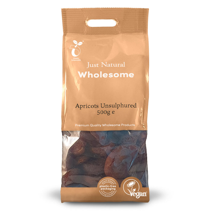 Just Natural Wholesome Apricots Unsulphured 500g