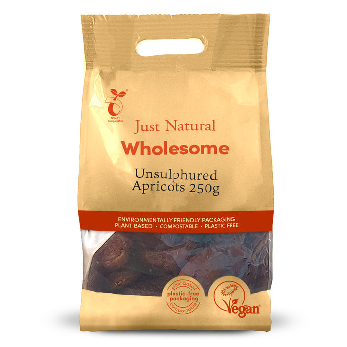 Just Natural Wholesome Apricots Unsulphured 250g