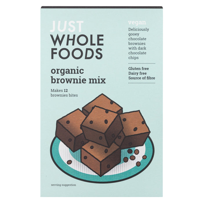 Just Wholefoods Organic & Vegan Brownie Mix 318g