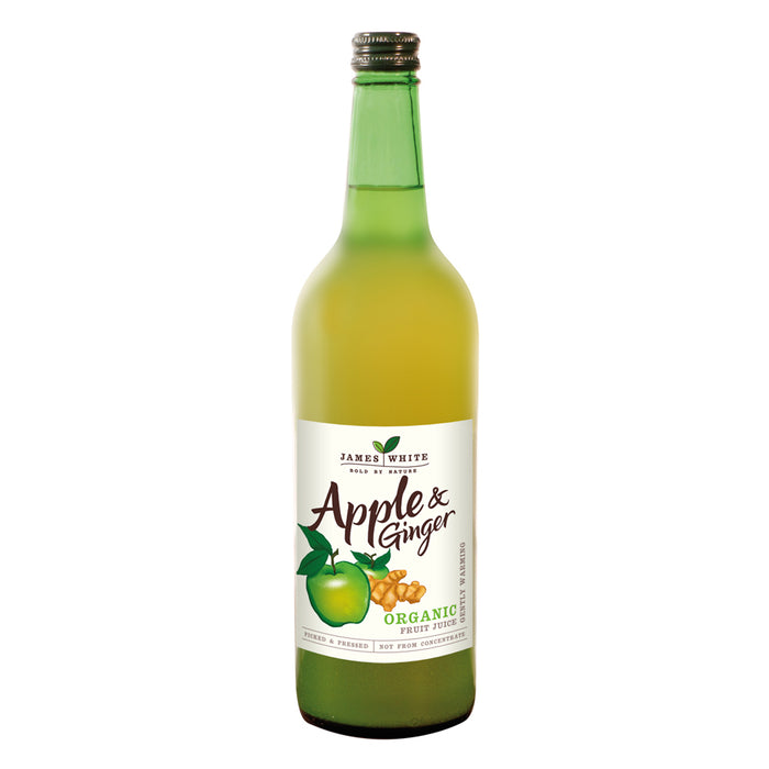 James White Org Apple & Ginger Juice 750ml