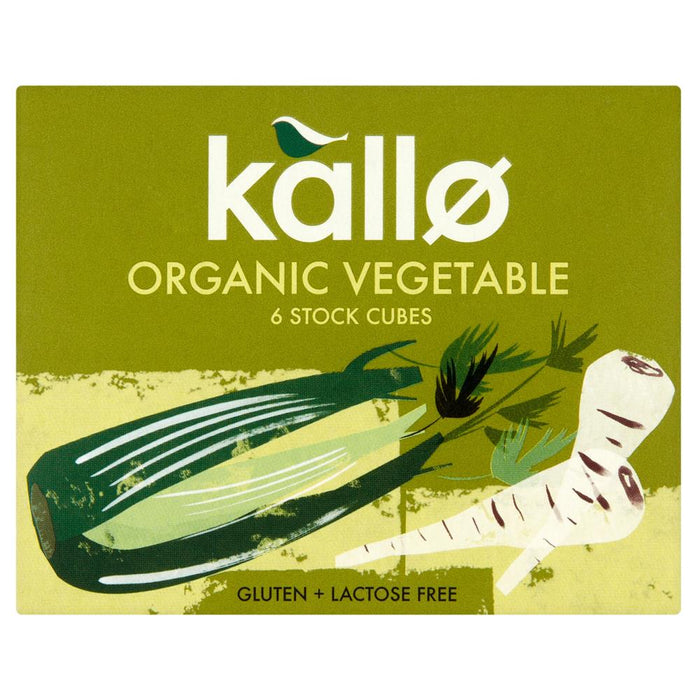 Kallo Vegetable Organic Stock Cubes 66g