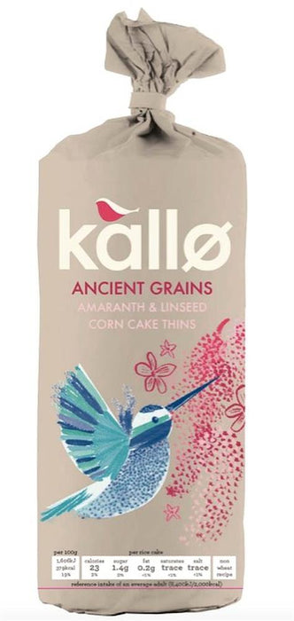 Kallo Ancient Grains Corn Cake Thins 150g