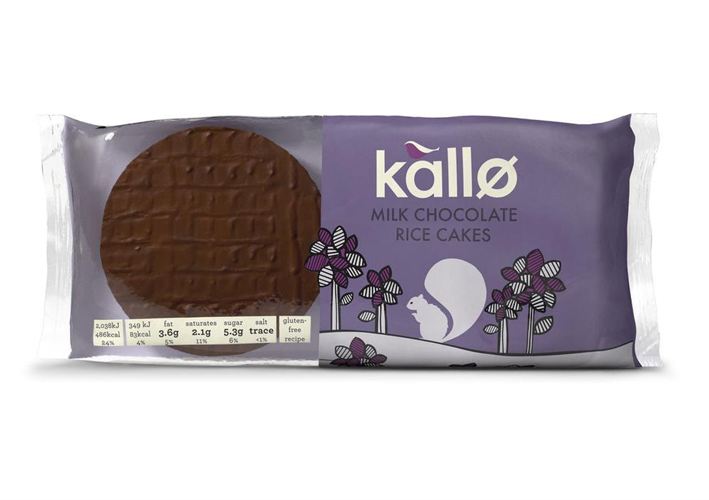 Kallo Kallo Milk Chocolate Rice Cake 100g