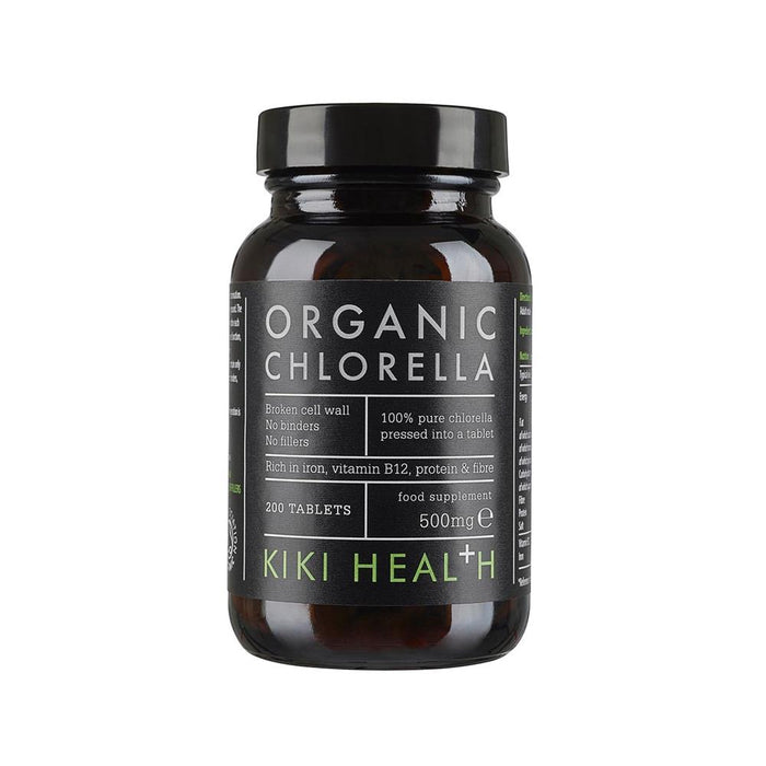 KIKI Health Organic Chlorella Tablets 200 Tablets