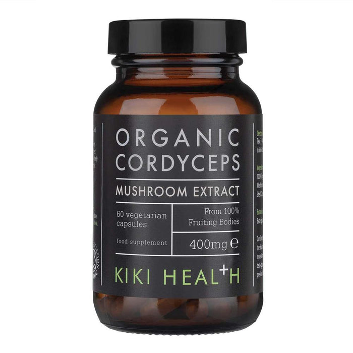 KIKI Health Organic Cordyceps Extract Mushroom 60 Capsules