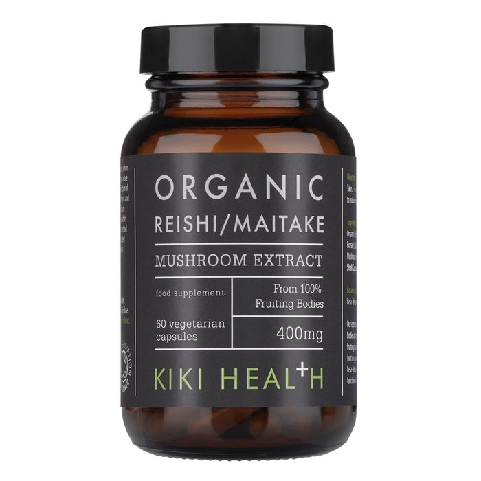 KIKI Health Organic Maitake & Reishi Extract 60 Capsules