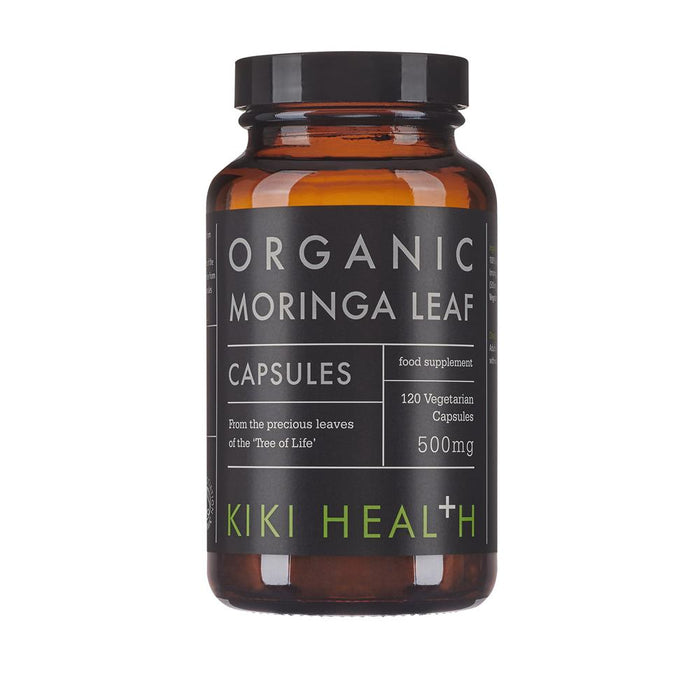 KIKI Health Organic Moringa Leaf 120 Capsules