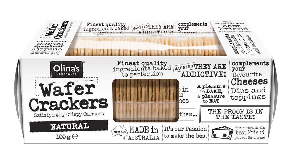 Olinas Bakehouse Natural Wafer Crackers 100g