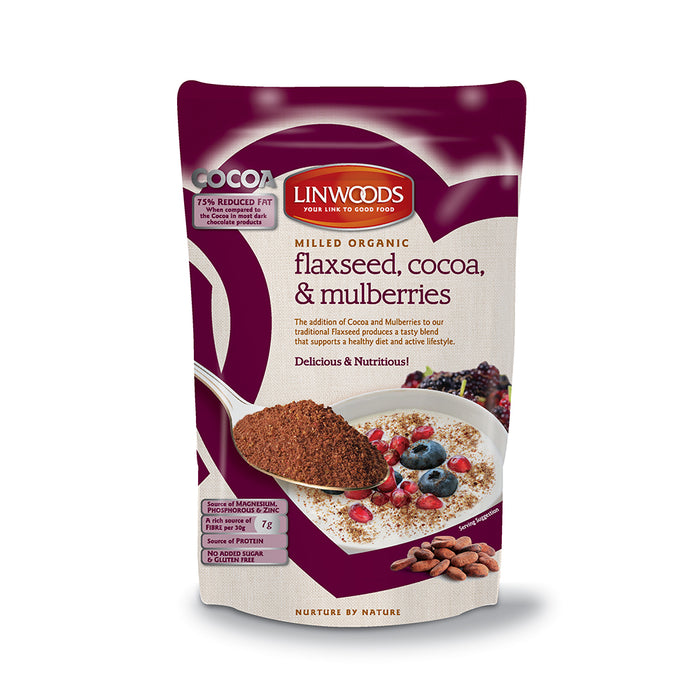 Linwoods Org Flax Cocoa & Mulberry 200g