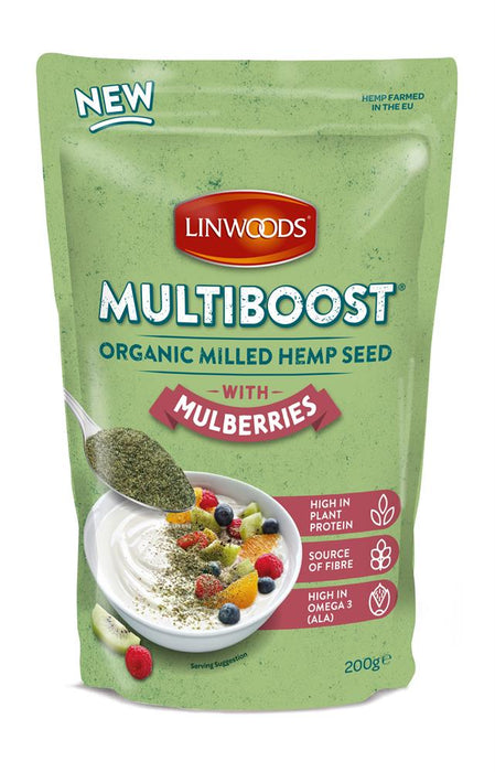 Linwoods Org Milled Hemp with Mulberry 200g