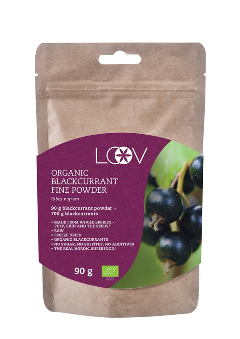 Loov Organic Blackcurrant Powder 90g