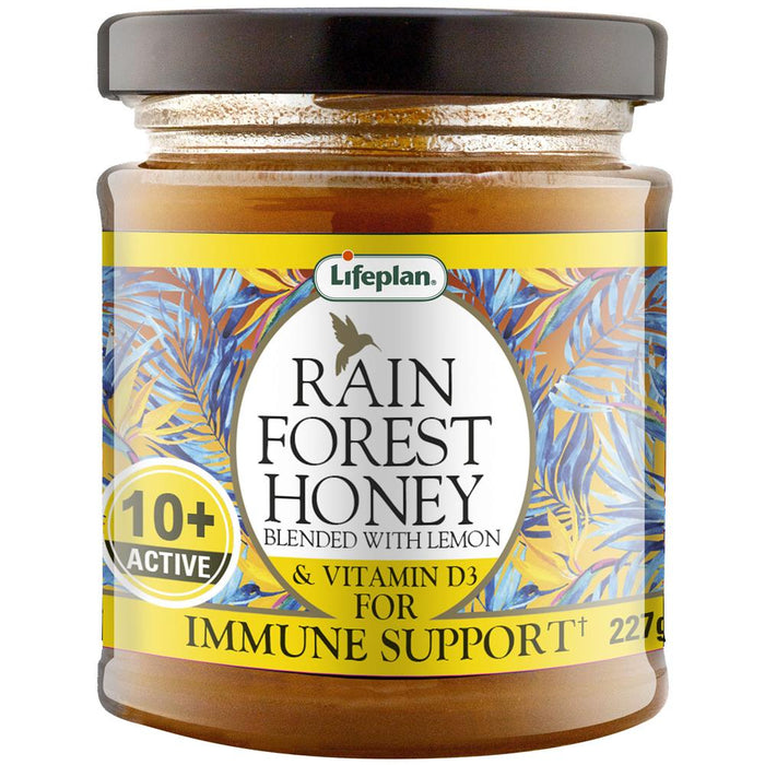 The Active Honey Co Rainforest Honey 10+ with Lemon & Vit D3 227g