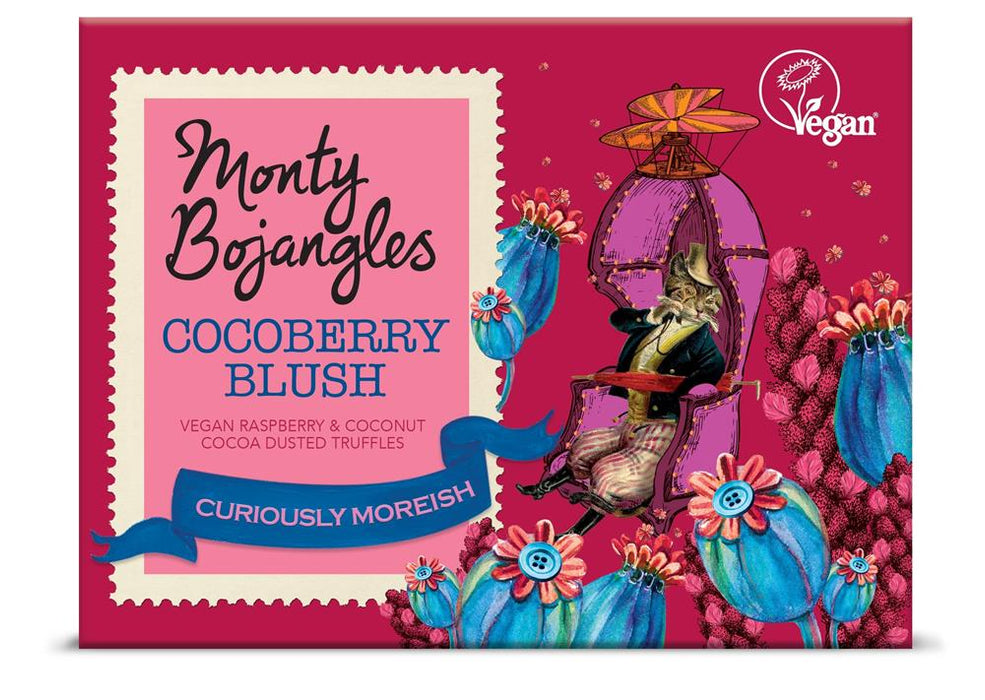 Monty Bojangles Cocoberry Blush Vegan Truffles 100g