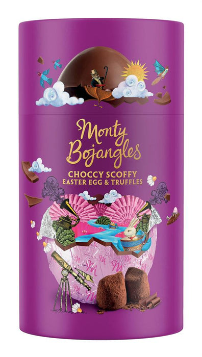 Monty Bojangles Choccy Scoffy Tube Egg 175g