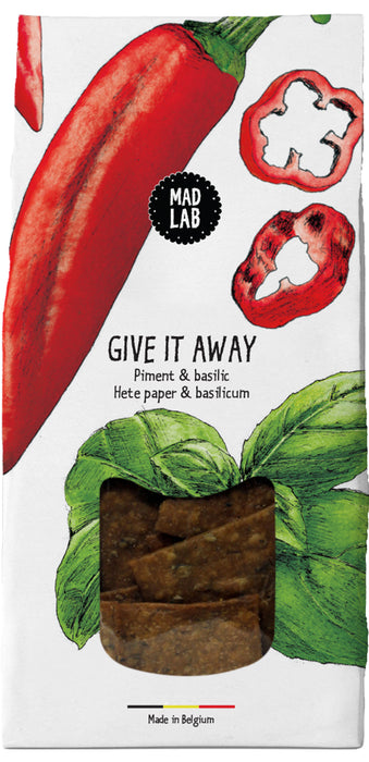 MAD LAB Pepper and Basil Crackers 110g