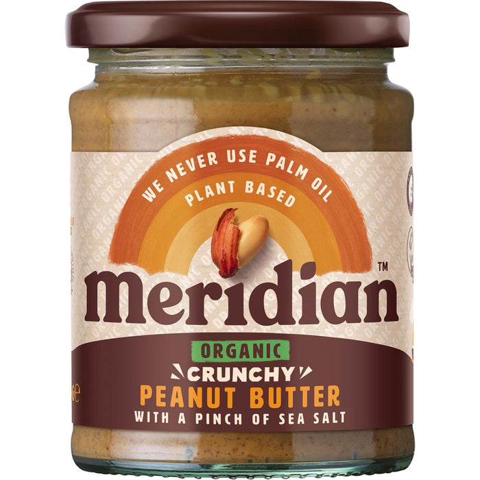 Meridian Org Crunch Peanut Butter +salt 280g