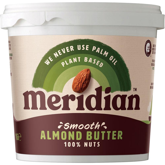 Meridian Smooth Almond Butter 100% 1KG