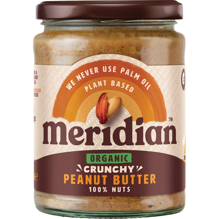 Meridian Org Peanut Butter Crunchy 100% 470g