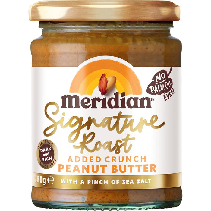 Meridian Signature Roast Crunchy Peanut Butter 280g