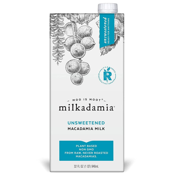 Milkadamia Macadamia Milk Unsweetened 946ml