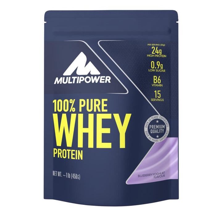 Multipower 100% Pure Whey Protein Blueber 450g