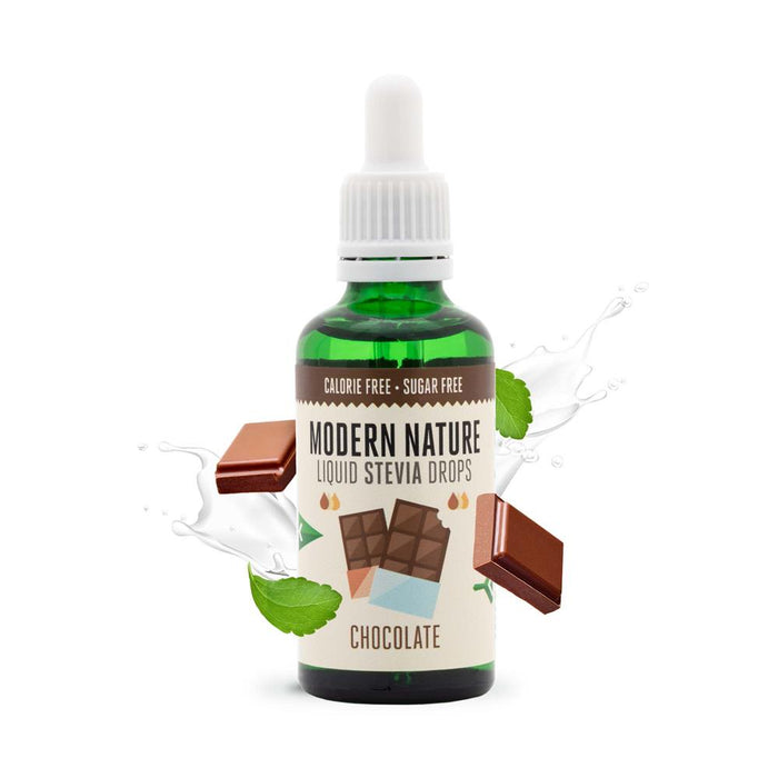 Modern Nature Stevia Drops Chocolate Sweeten 50ml