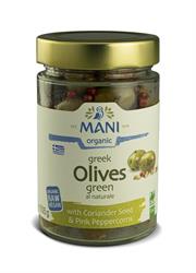 Mani Green Olives with Coriander 205g