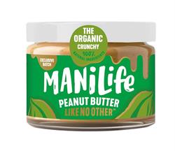 Manilife Organic Crunchy Peanut Butter 275g